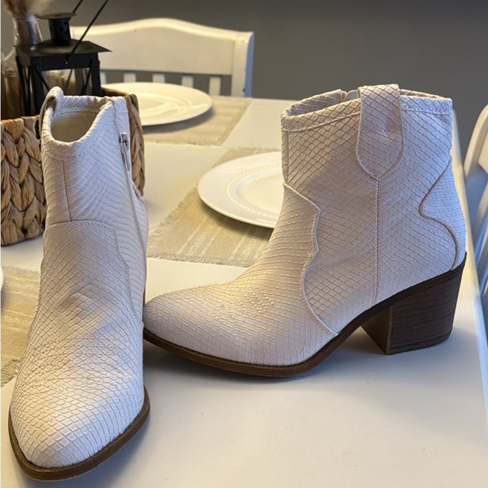 White Booties - image 2